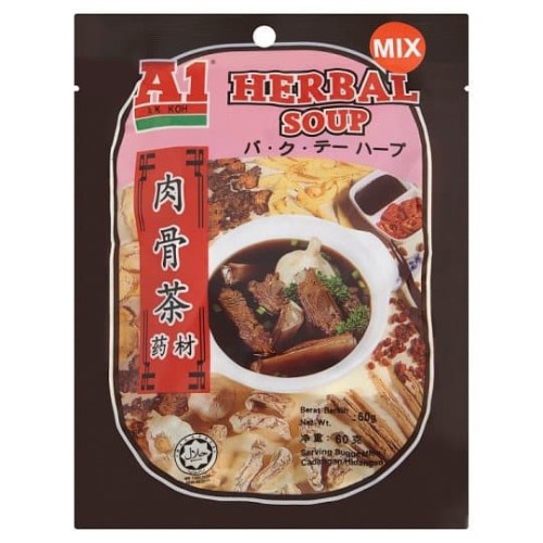 

A1 Herbal Soup Sup Rempah Herbal Ciak Po Halal