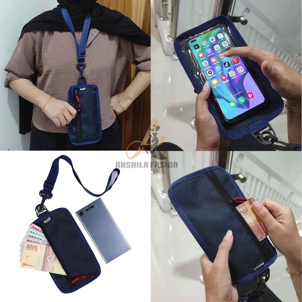 Tas selempang mini gantung Transparan Hp Touch / Tas HP HP004