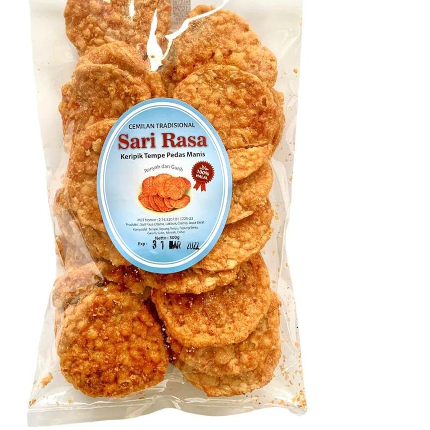 

✨STAR✨ Keripik Tempe Pedas Manis - Sari Rasa 