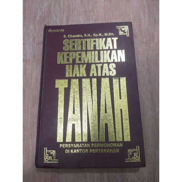 Buku Kepemilikan Hak Atas Tanah