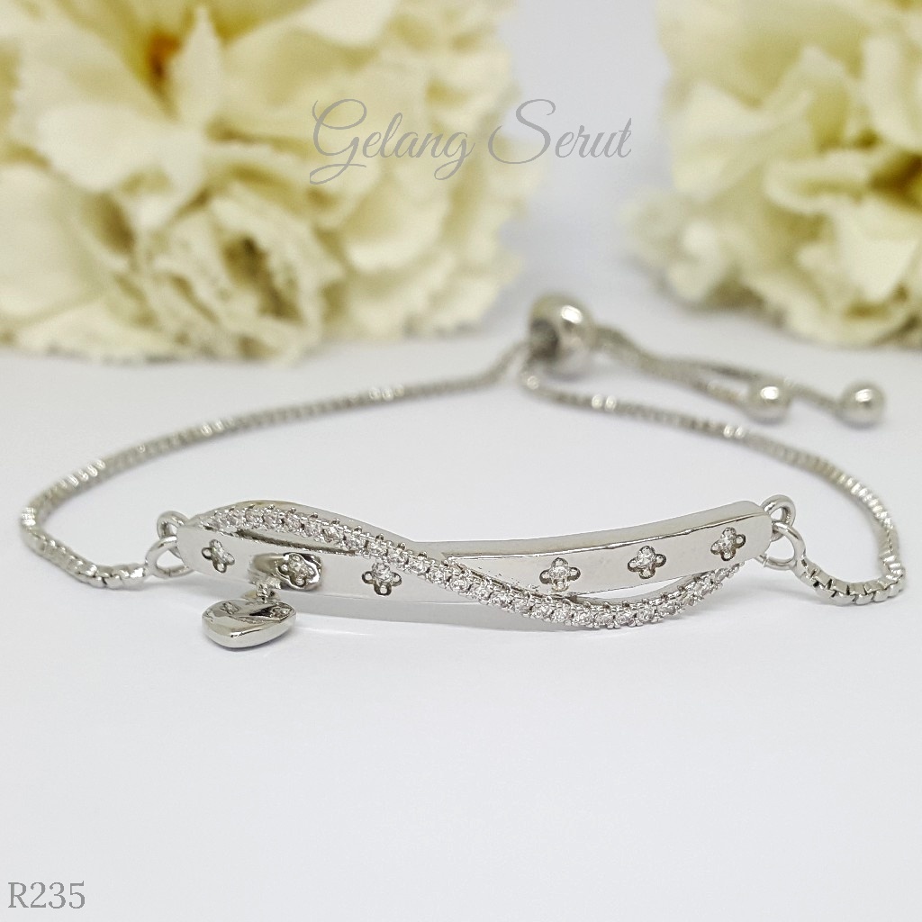 PGX Gelang Tangan Xuping Wanita Perhiasan Lapis Emas Aksesoris Fashion Premium - R235