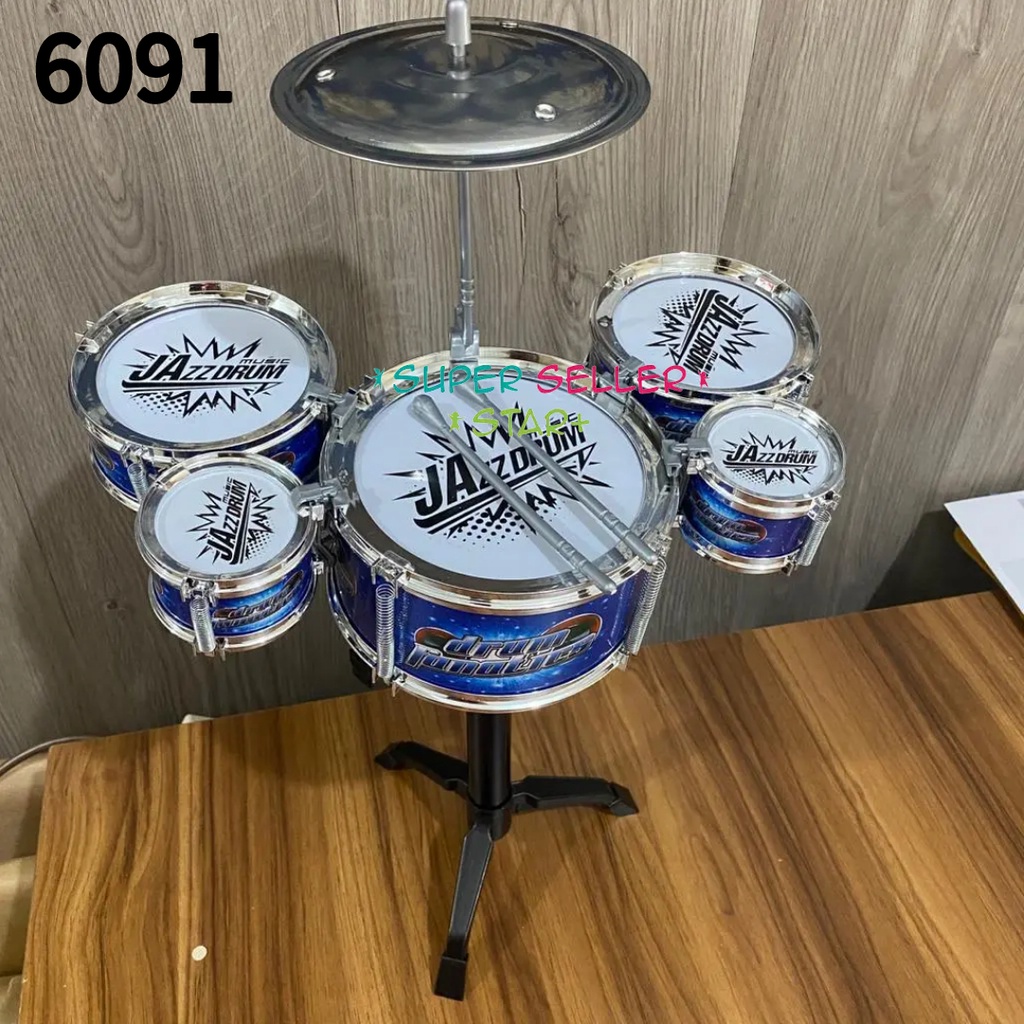 Super Seller Star - Mainan Drum Jazz / Jazz Drum Set / Jazz Dum Anak Anak / Mainan Drum