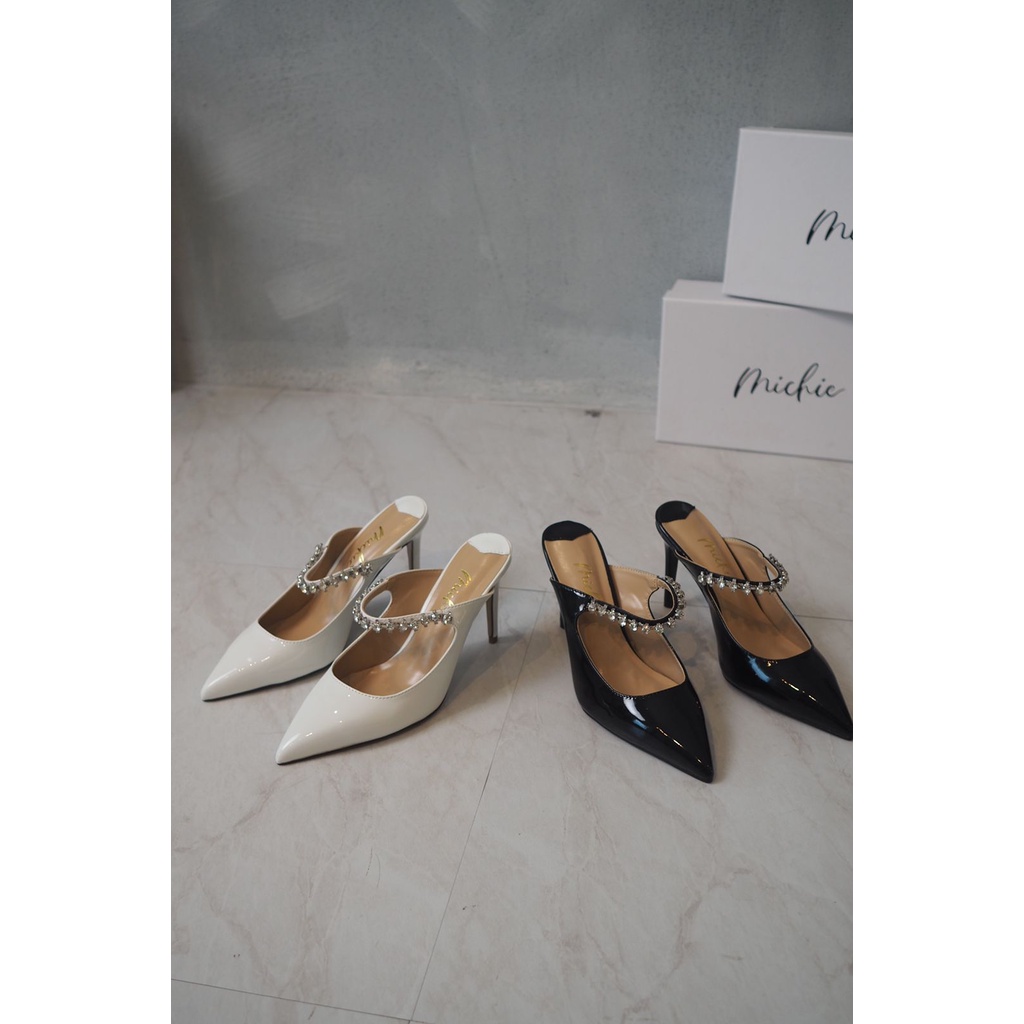 Charlotte Swarovski Mules