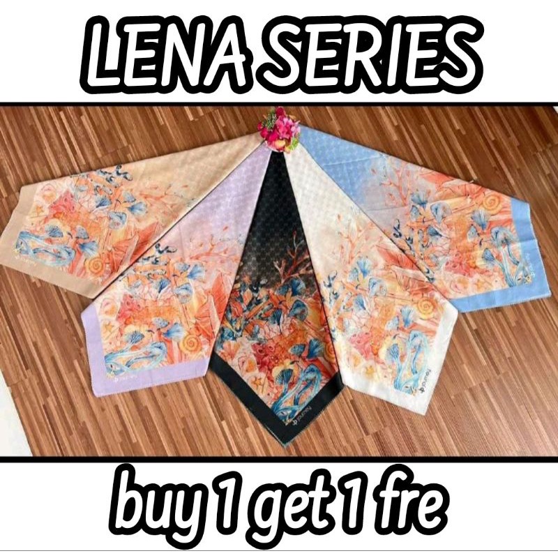 JOURNEY PREMIUM LENA, LEA, LISA SERIES KERUDUNG SEGI EMPAT VOAL HIJAB PREMIUM (BELI 1 GRATIS 1)