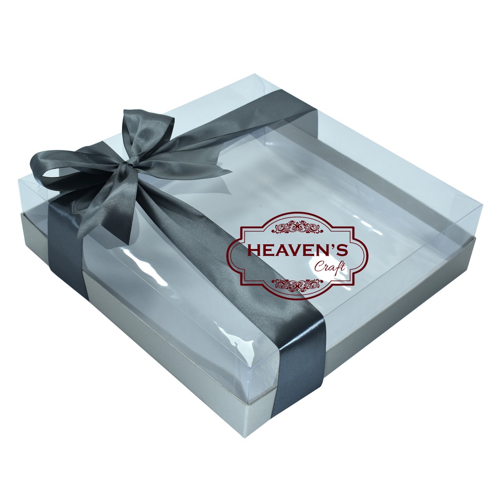 

Box mika/hard box/kemasan mika/kotak kado/tart box/giftbox/cake box 30X30X15