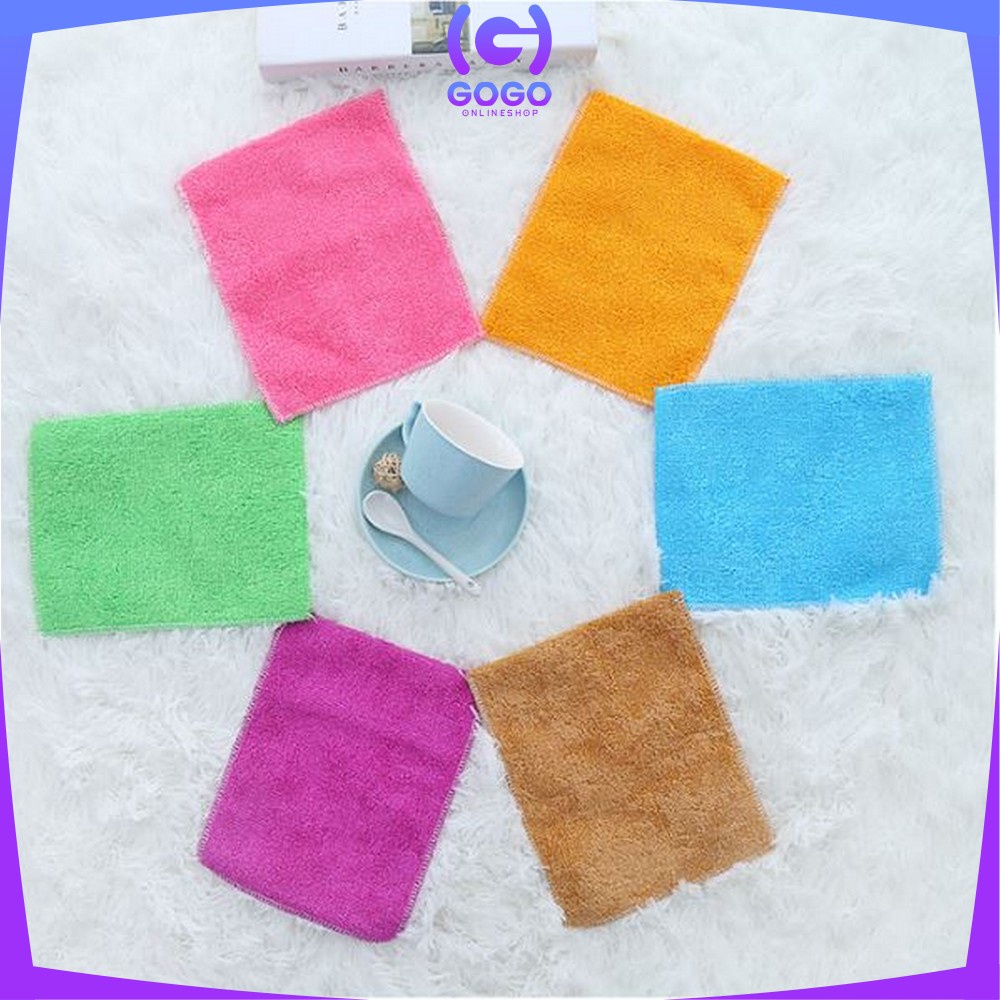 GOGO-C100 Kain Lap Microfiber Kain Handuk Towel / Kain Serbaguna / Serbet Dapur / Kain Lap Piring / Kain Lap Dapur