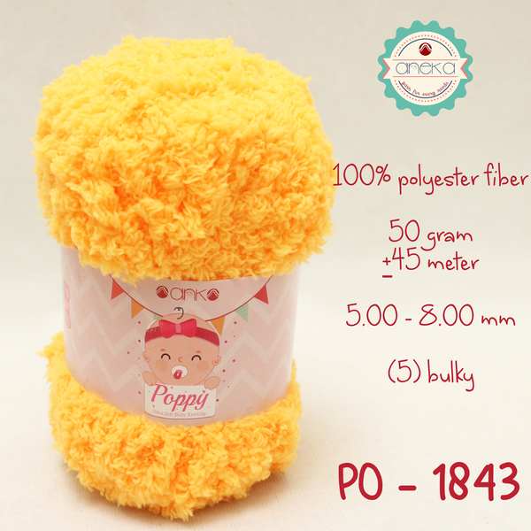 Benang Rajut Handuk Poppy / Towel Yarn - 1843