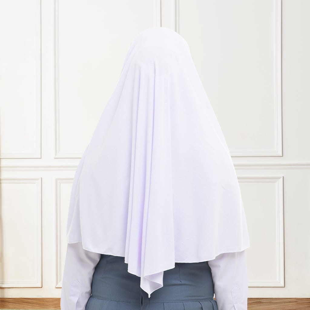 Rabbani Kerudung Amira, Jilbab Instat dengan Aksen Pita Serut atau Ruffle Bagian Depan