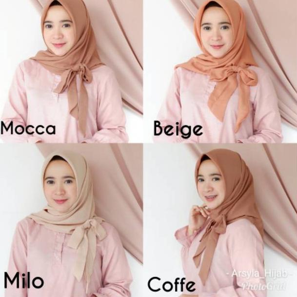 [MAD.18Oc22e] RIBBON SQUARE / RIBBON INSTAN / POLYCOTTON PITA / HIJAB SQUARE / SEGI EMPAT PITA