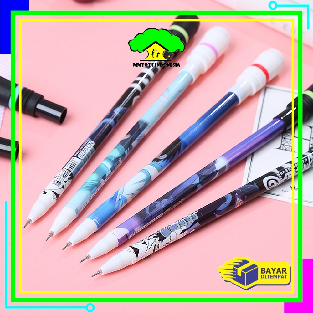 

MI-A38 Spinning Pen Pulpen Putar Karakter Anti Stress / Pena Pulpen Putar Mainan Anak Pen Spinner Balance