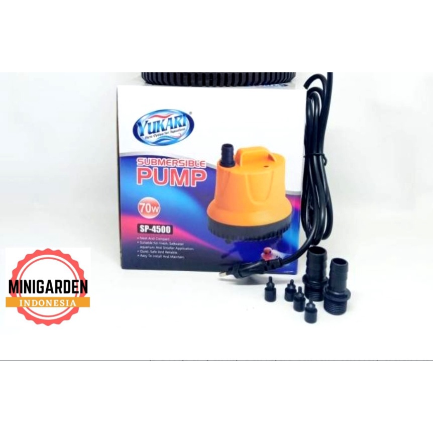 YUKARI SP-4500 POMPA AIR CELUP KOLAM KOI AQUARIUM SUBMERSIBLE PUMP