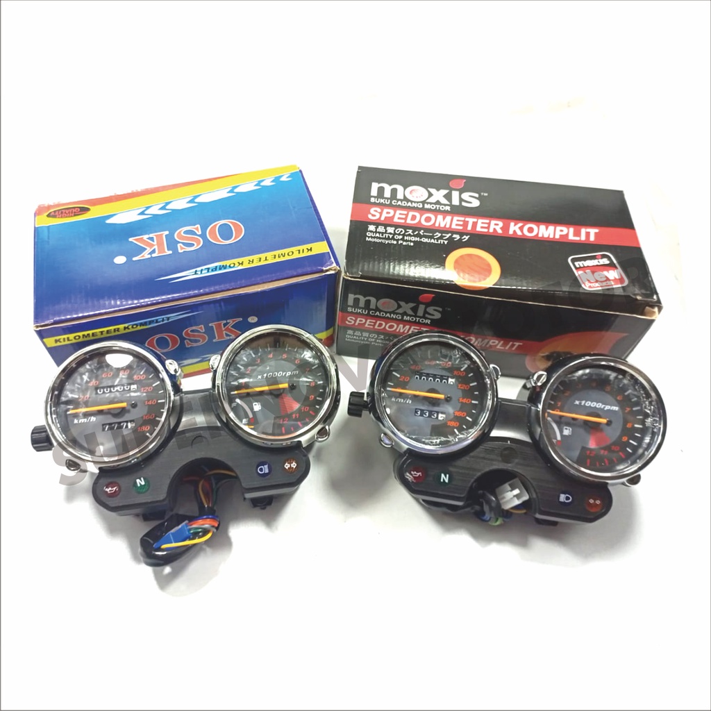 SPIDOMETER ASSY RX KING NEW HITAM BULAT SPEEDOMETER RX KING NEW HITAM LOKAL MOXIS / OSK / BINAPARTS