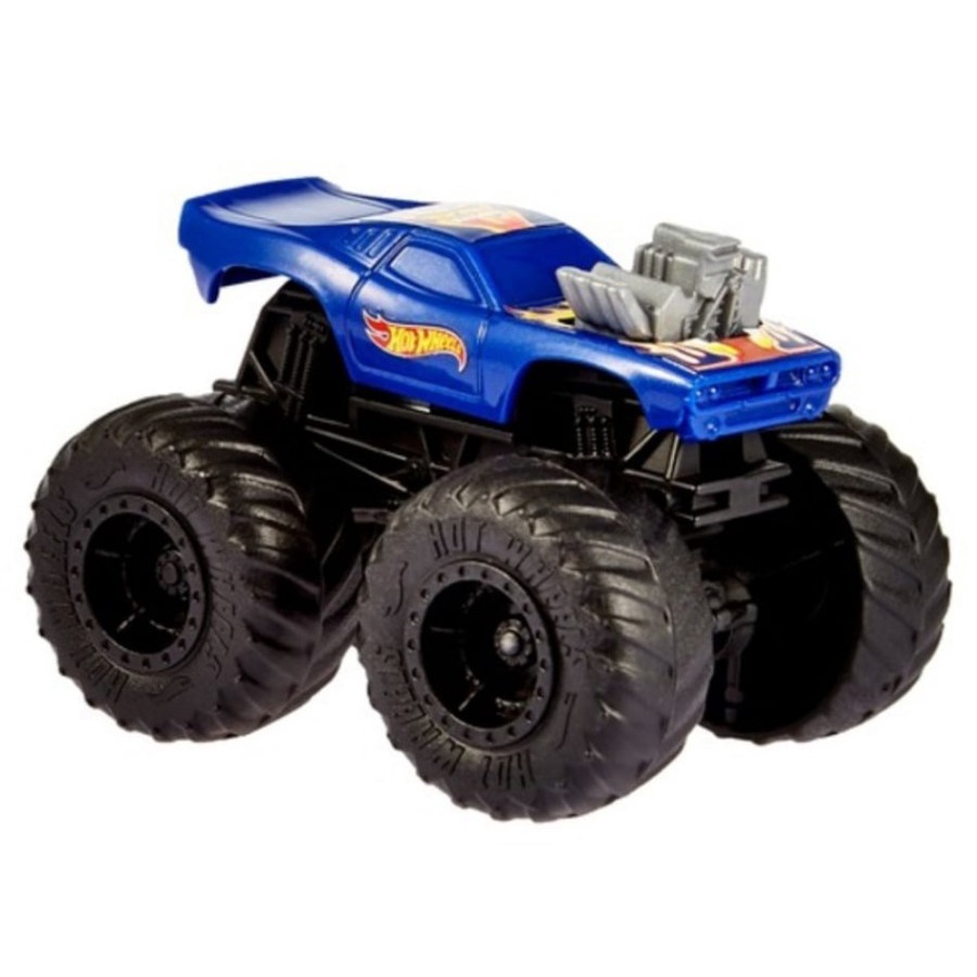 Hot Wheels Mini Monster Trucks Rodger Dodger Biru