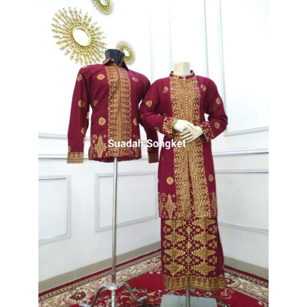 COUPLE SETELAN BATIK SONGKET KURUNG