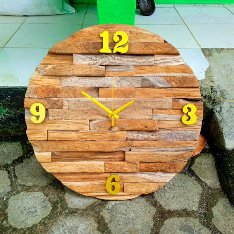 KADO ULANG TAHUN JAM DINDING JUMBO 50 CM UNIK BESAR MEWAH HIASAN DINDING ARTISTIK