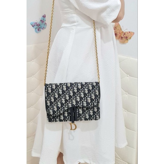 [LIMITED STOCK] preloved tas dior clutch kanvas