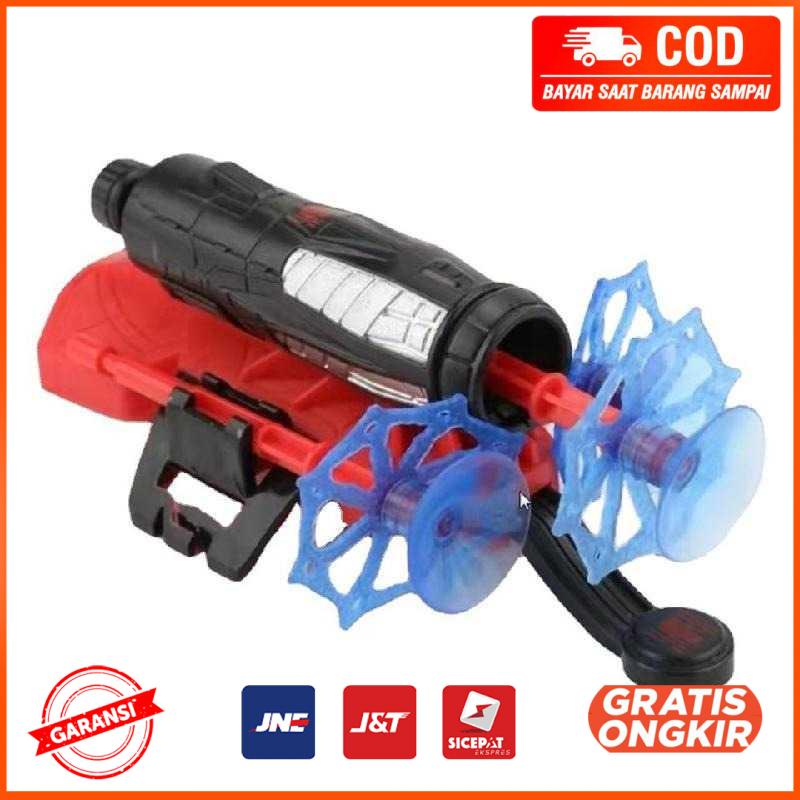 Mainan Anak Spiderman Silk Launcher Soft Gun JK 782