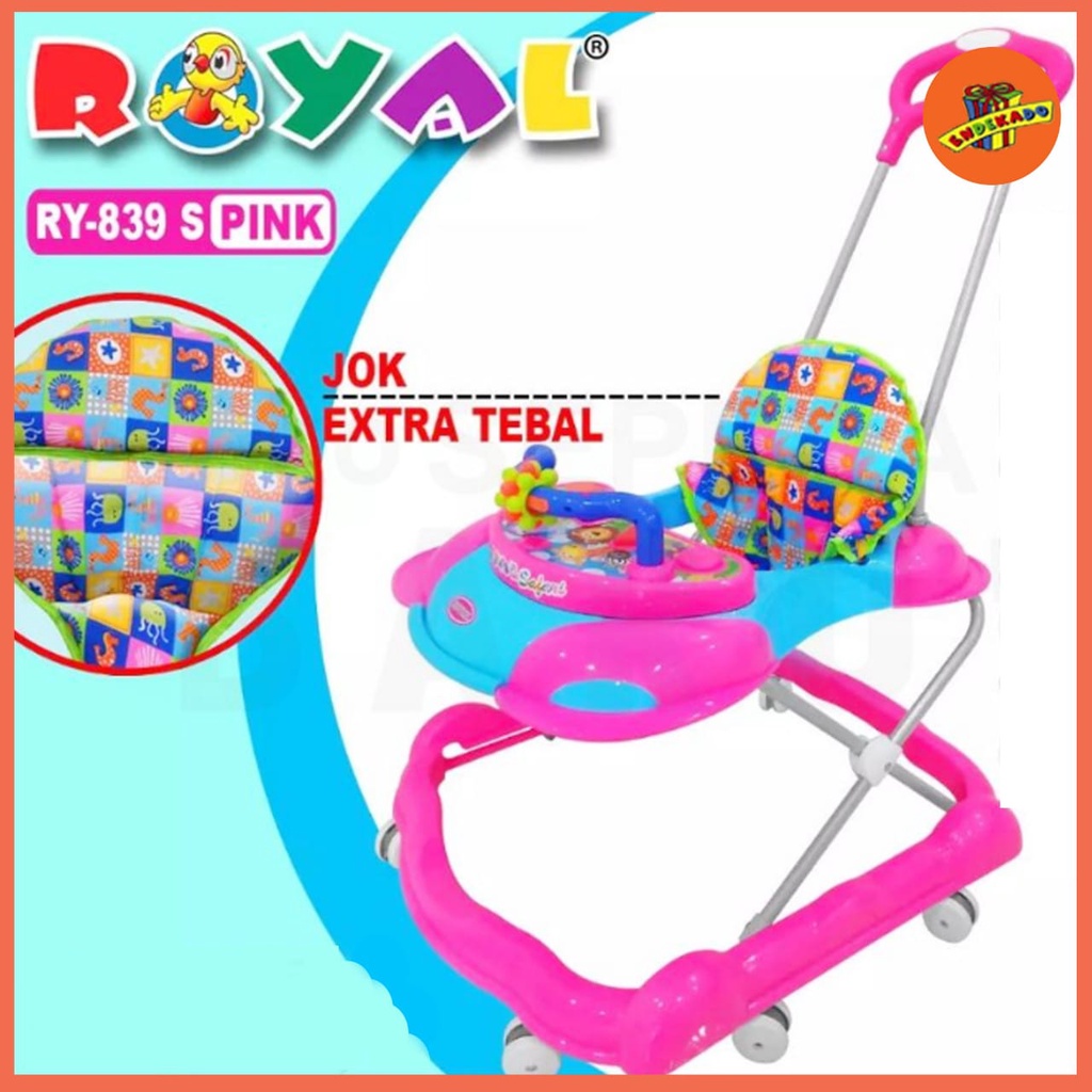MAKASSAR! ROYAL BABY WALKER RY-839 - 839 - 839S