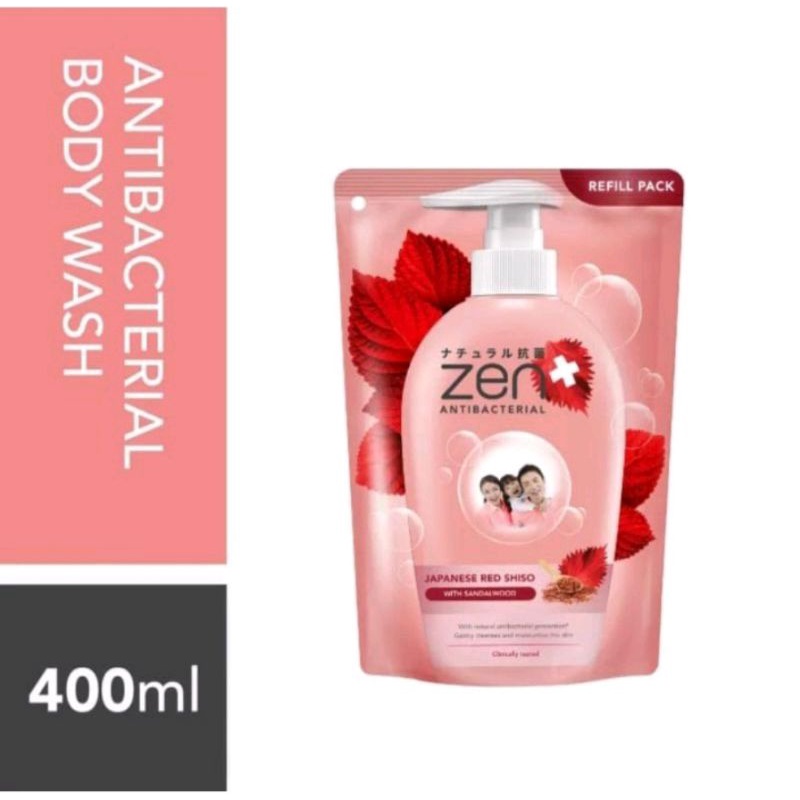 ZEN SABUN CAIR REFFIL // ZEN ANTIBACTERIAL BODY WASH REFFIL 400ML // SABUN ZEN