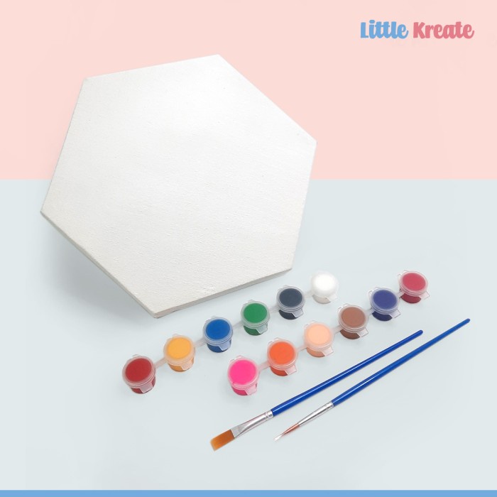 

Diskon Canvas Acrylic Paint Set / Paket Kanvas Lukis Cat Akrilik Kuas Melukis - Persegi 25X25,Set A