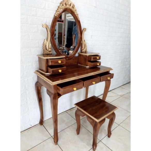 Tolet,meja rias kartini,meja rias ukir