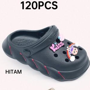 Sandal BUSTONG Anak Full Jibbitz Baim Fuji COLLIN B 6130-5 / Sandal Anak Baim Fuji Viral