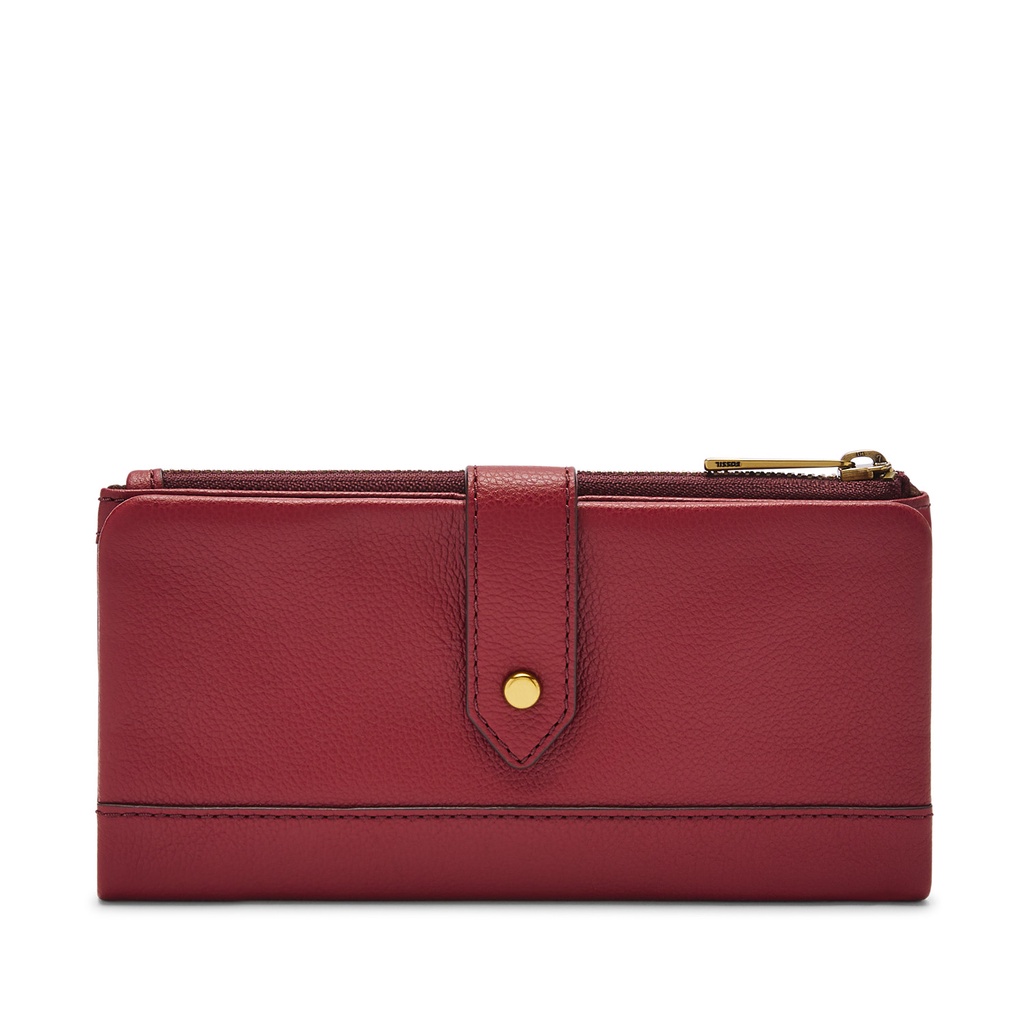 Fossil Lainie Clutch Red Velvet Dompet Wanita SWL2791-627