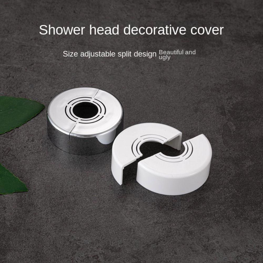 Suyo Kran Hias Penutup Shower Dapur Flange Cover Stainless Steel Chrome Faucet Aksesoris