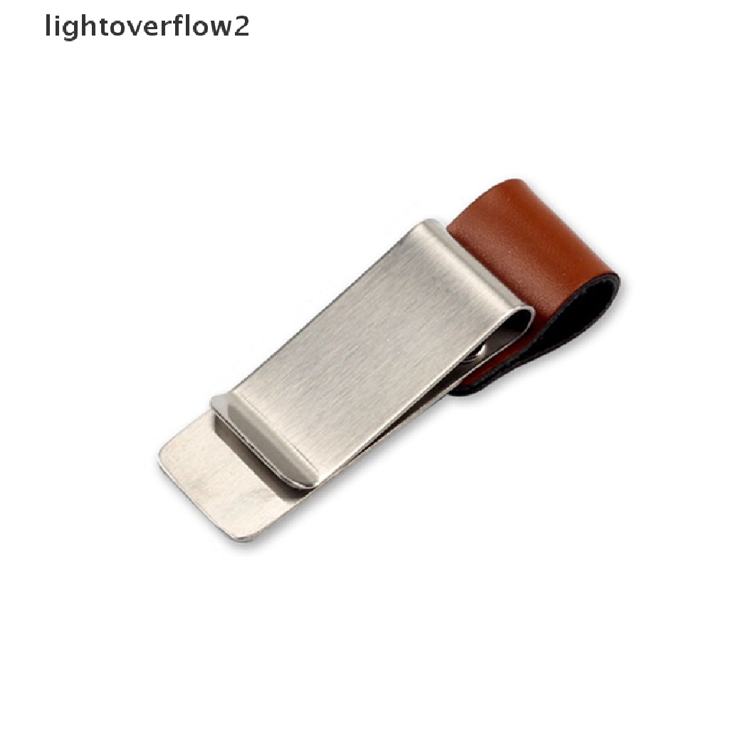 (lightoverflow2) 1pc Klip Penjepit Kertas / Pulpen / Pensil Bahan Metal + Kuningan + Stainless Steel