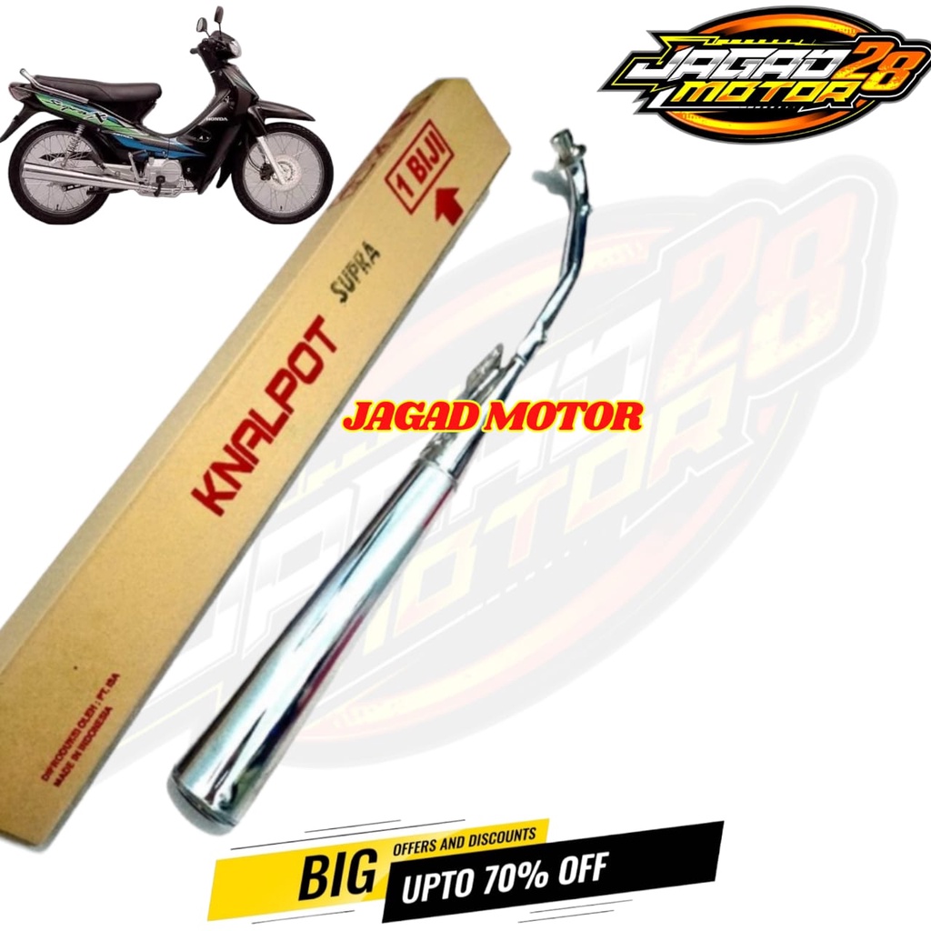 Knalpot Motor Honda Supra X Lama / Knalpot Standar Honda Supra X Lama / Knalpot Supra X Lama