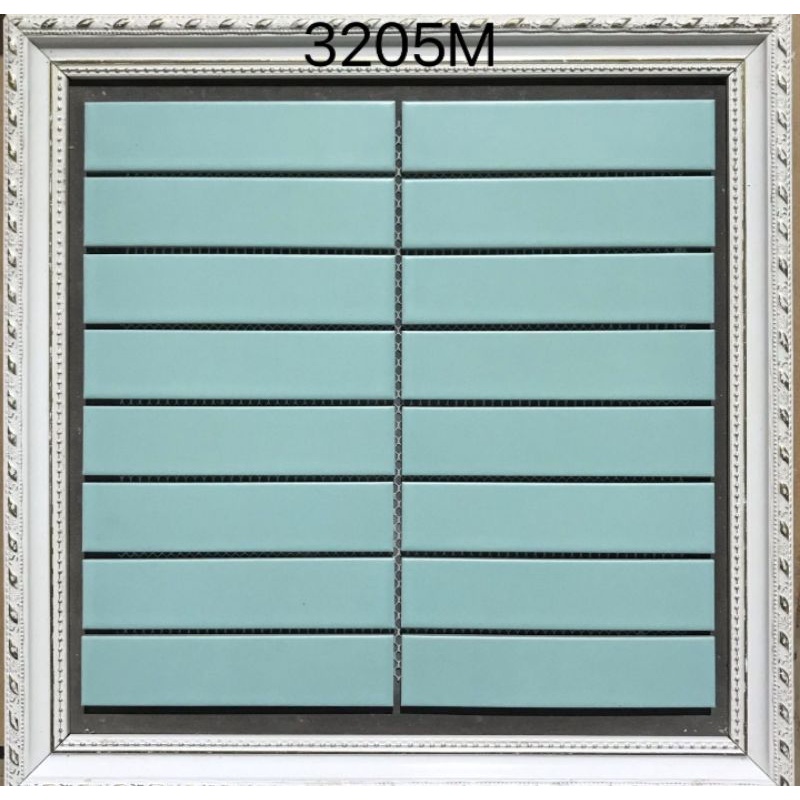 Keramik Mozaik Eleganza Stripe Light Green