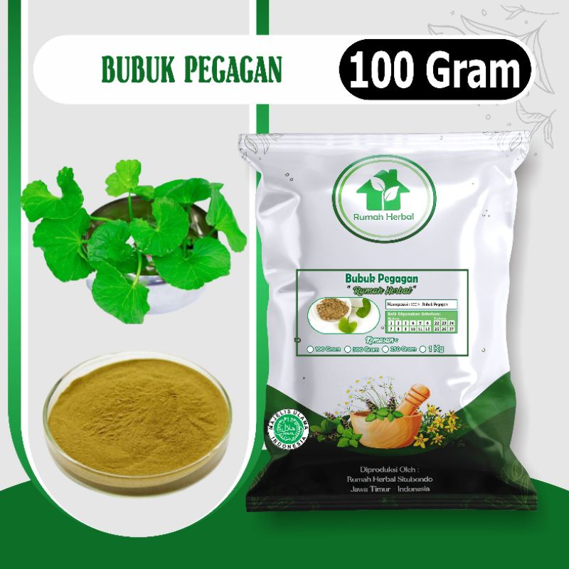 

Bubuk pegagan murni kemasan 100gram