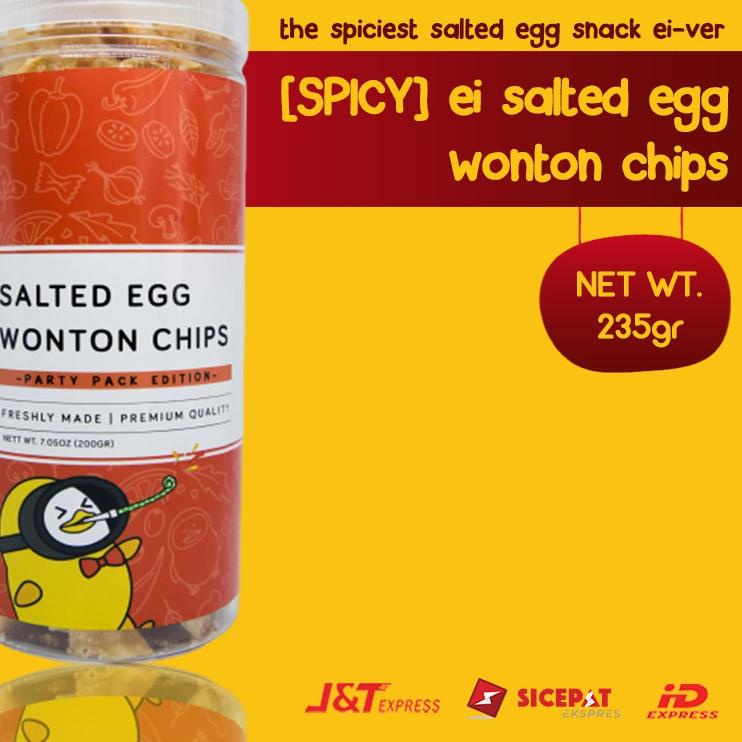 

FREE ONGKIR!Ei Spicy Salted Egg Wonton Chips Party Pack|KD4