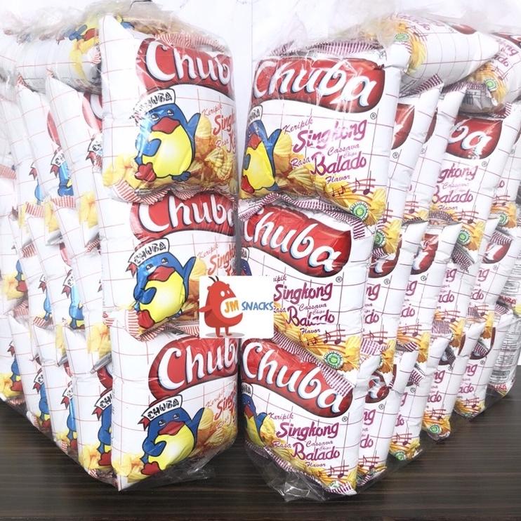 

CodePp6P0--[DISTRIBUTOR!!] 1 pak isi 20 Keripik Chuba Snack Jadul 1 pak baca deskripsi