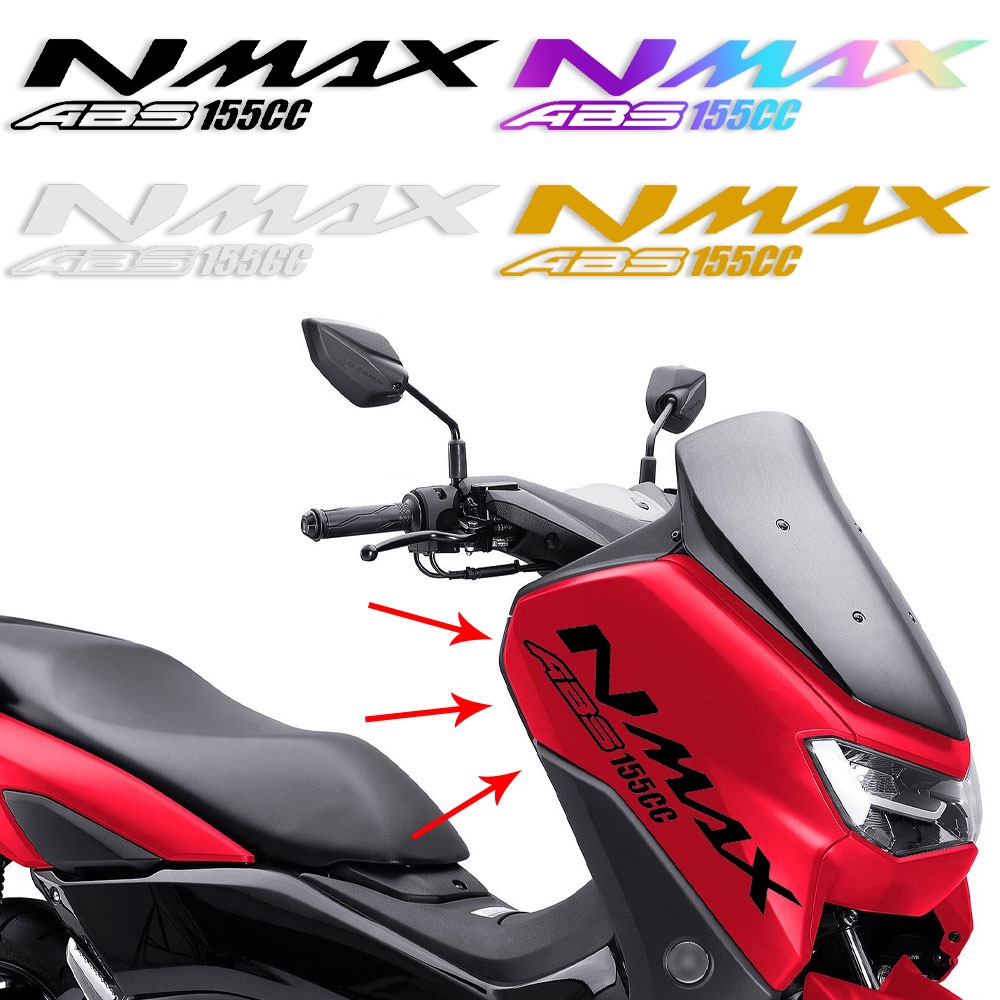 Stiker Kepala Samping Motor Skuter YAMAHA NMAX 155 Bahan ABS