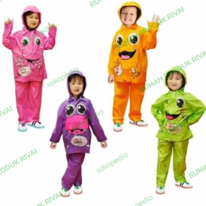 JAS HUJAN ANAK ELMONDO JAS HUJAN KARAKTER