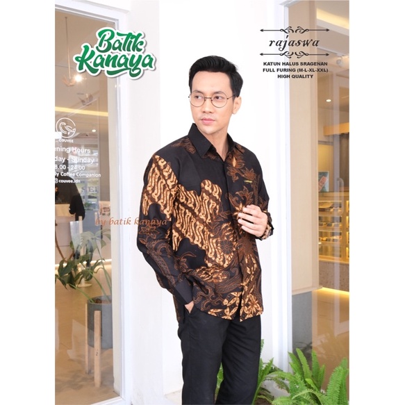 Rajaswa2 Kemeja Batik Pria Lengan Panjang Full Furing By Kanaya