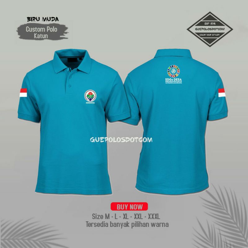 SHIRTPOLO-BERKERAH-SDGs Desa-polo berkerah SDGs desa