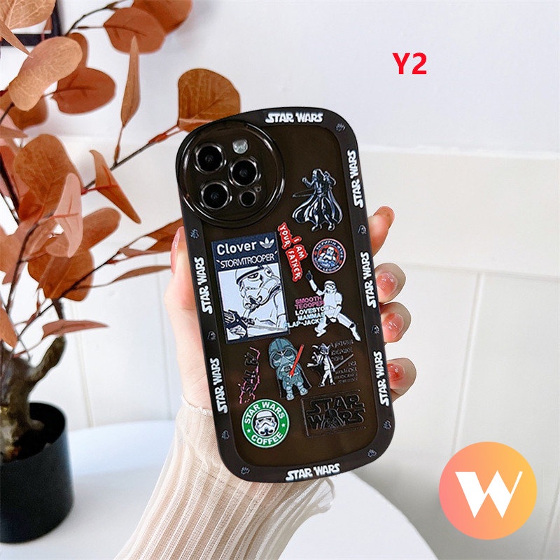 Soft Case Tpu Motif Star Wars Untuk iPhone 7Plus 11 12 13 Pro Max XR X XS Max 7 8 6s 6 Plus SE 2020