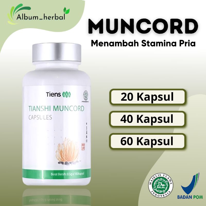 Tiens Muncord Kapsul | Obat Stamina Pria | Muncord Tiens Original