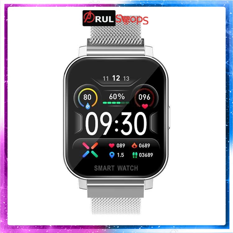 ARS - SKMEI Smartwatch Heart Rate Blood Oxygen Stainless Steel - MT28S