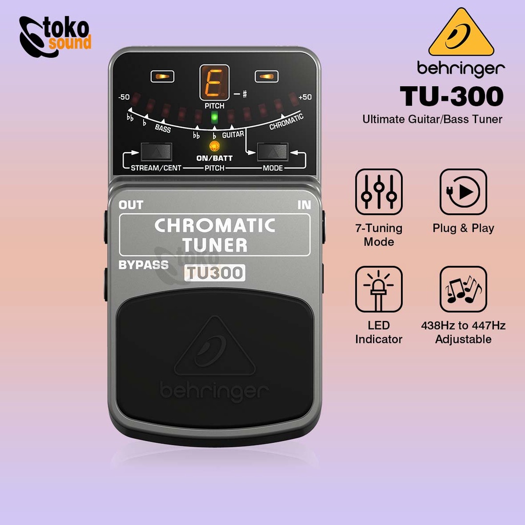 Behringer TU300 Chromatic Tuner Pedal