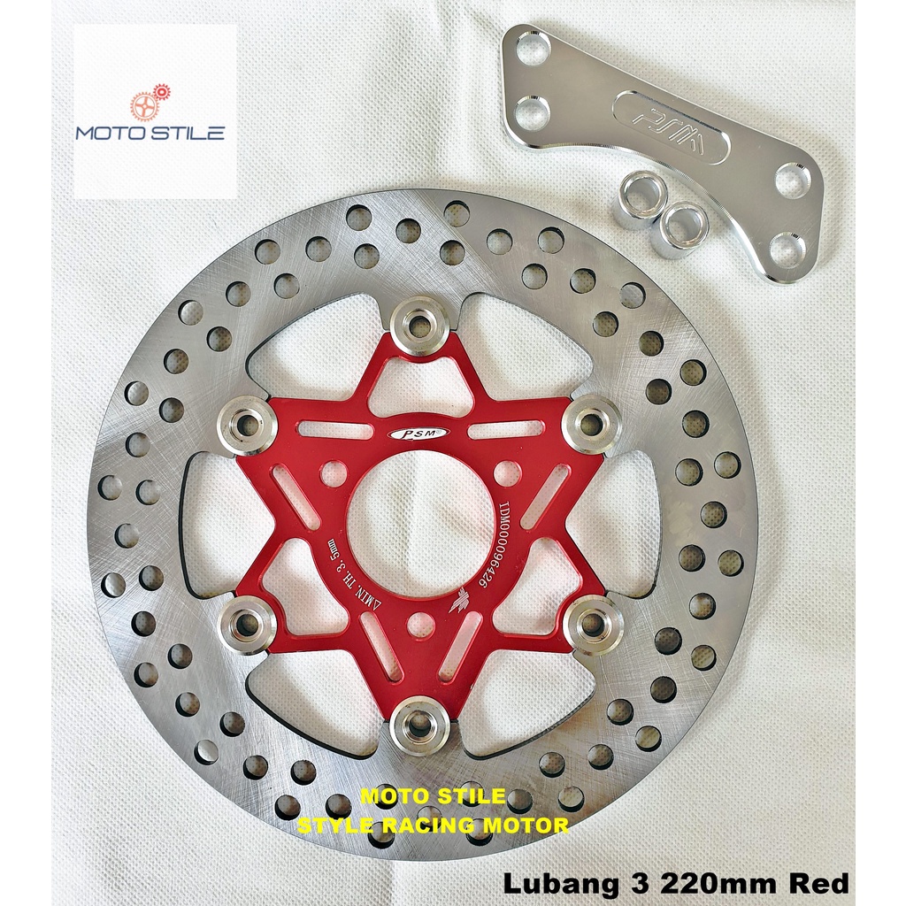 Piringan Cakram Lubang Baut 3 PSM 220mm Yamaha Mio J / Mio GT / Mio M3 / Yamaha Fazzio