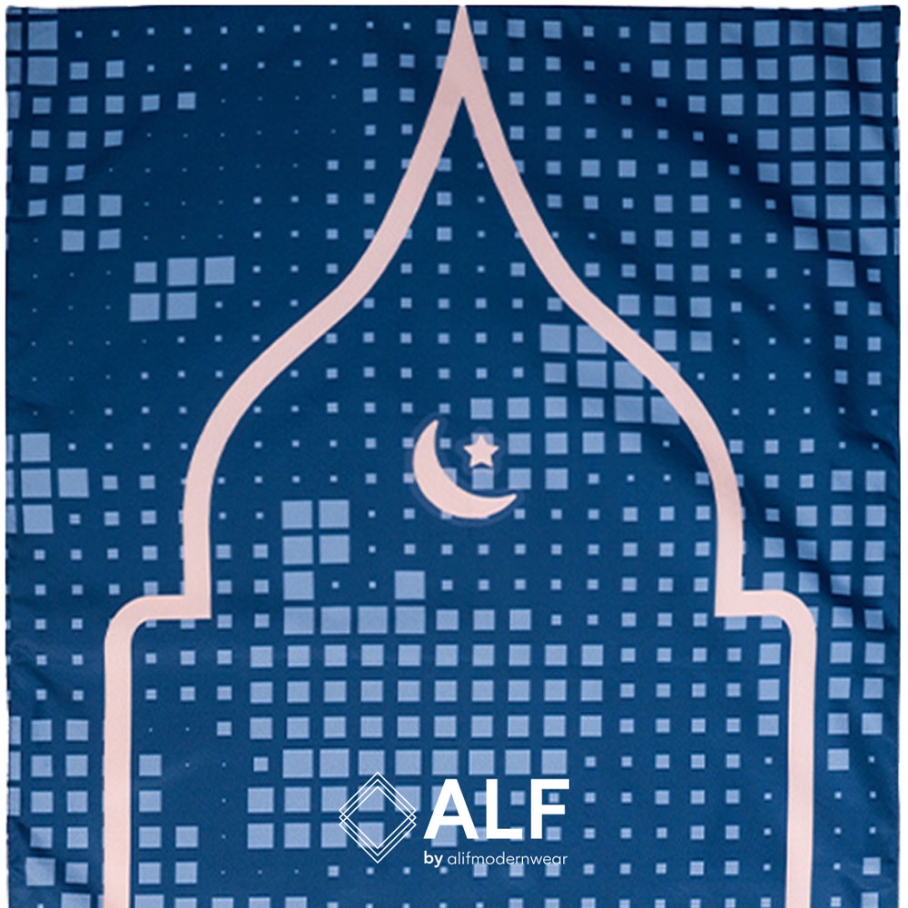 ALIF SAJADAH GENGGAM TRAVEL / SAKU / PORTABLE / WATERPROOF ( ALIF MODERN WEAR SJG-0169 )