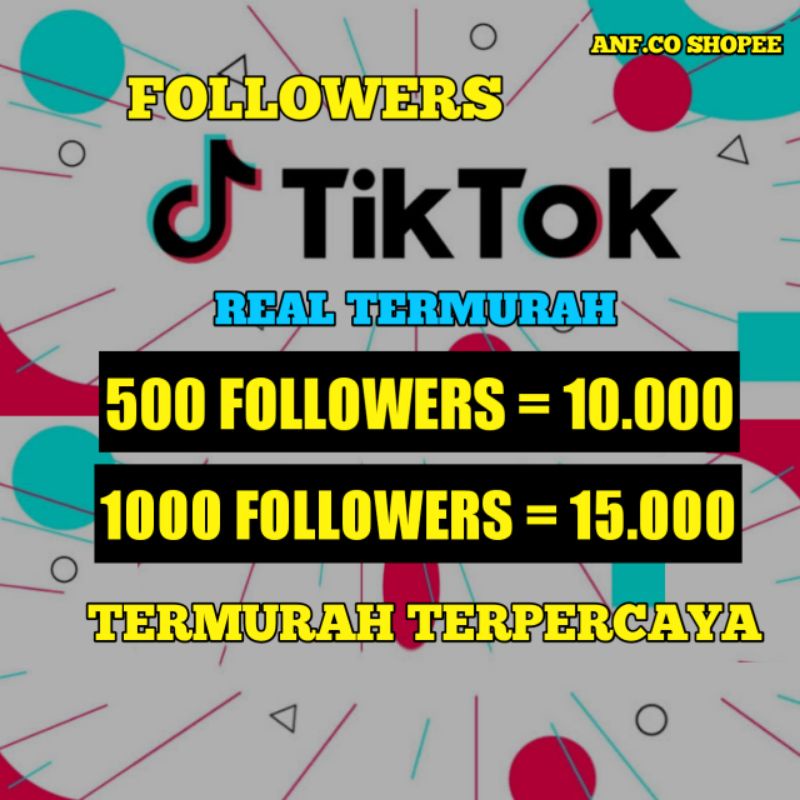 Followers Tiktok Real No Drop Murah