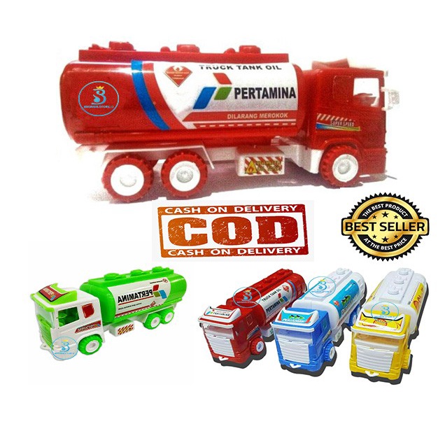 Sale Mainan Edukasi Anak Mobil Truk Pertamina St 2019 - Truk Tangki Shell Gilaa