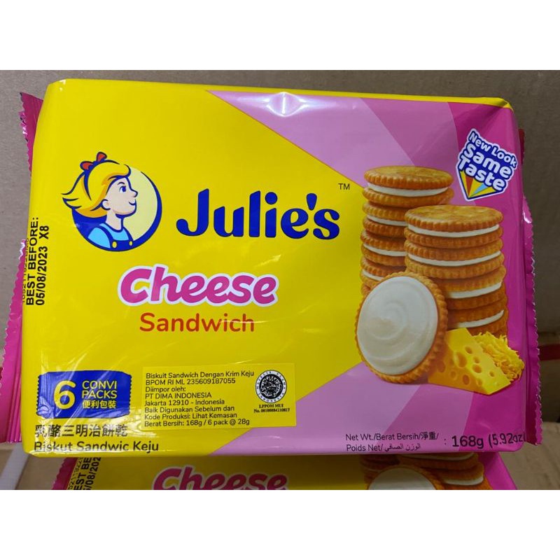 

Julie s Cheese Sandwich Biscuit Julies Cheese Biskuit Keju Julies