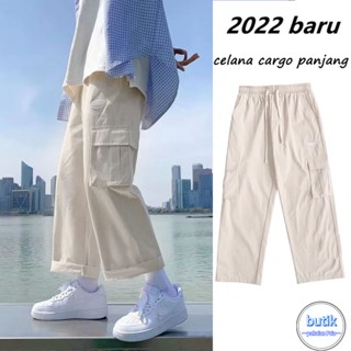 Jual celana cargo korean style baggy pants celana pinggang karet