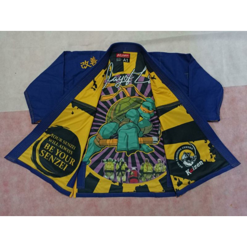 kaizen Gi kanvas katun/ bjj Gi / iji Gi / dogi / baju beladiri