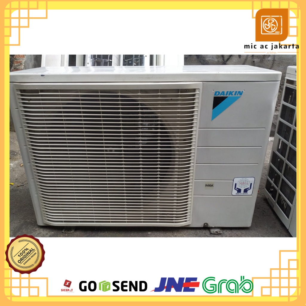 Outdoor AC Daikin 2PK R410 Second Bekas unit only Bergaransi Original